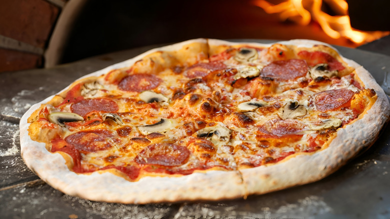wood-fired pizza and traditional oven