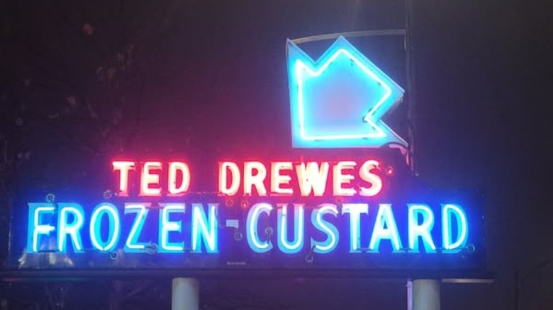Ted Drewes store sign