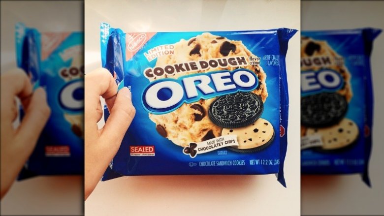 Chocolate chip cookie dough Oreos
